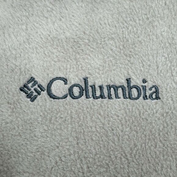 Columbia Tan Brown Fleece Vest Mens Size XL Full Zip - Picture 3 of 8